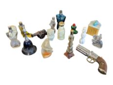 COLLECTION OF LATE 20TH CENTURY VINTAGE NOVELTY PERFUME BOTTLES