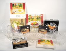 COLLECTION OF VINTAGE BOXED DARTINGTON GLASS