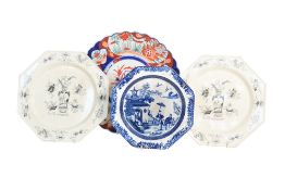 COLLECTION OF LATE 19TH CENTURY PORCELAIN AND IRONSTONE PLATES