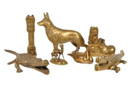LARGE COLLECTION OF 20TH CENTURY BRASS ITEMS