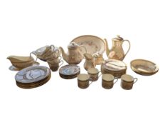 EXTENSIVE 20TH CENTURY ROYAL DOULTON LISETTE TEA SERVICE