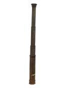 VICTORIAN 19TH CENTURY BRASS THREE DRAWER TELESCOPE