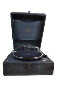 1950S VINTAGE ALBA PORTABLE TURNTABLE MODEL 808