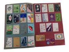 COLLECTION OF EARLY TO MID 20TH CENTURY VINTAGE MATCHBOX LABELS