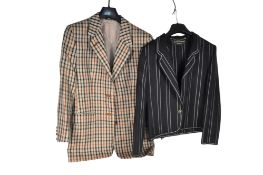 TWO LATE 20TH CENTURY VINTAGE BLAZERS / JACKETS