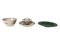 COLLECTION OF 19TH CENTURY PORCELAIN AND EARTHENWARE PIECES