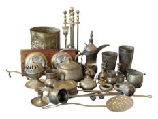 LARGE COLLECTION OF 19TH CENTURY & LATER BRASS EXAMPLES