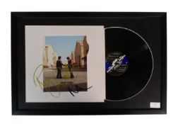 PINK FLOYD (BAND) - WISH YOU WERE HERE - DUAL SIGNED LP