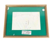 CRICKET - CHRISTOPHER MARTIN JENKINS - ORIGINAL ARTWORK