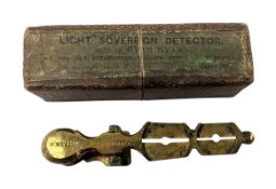 HYAMS 19TH CENTURY BRASS SOVEREIGN ROCKER