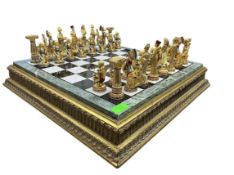 TUTANKHAMUN CHESS SET AND BOARD