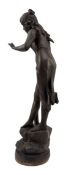 19TH CENTURY ART NOUVEAU SPELTER FIGURINE
