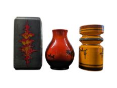 COLLETION OF THREE STUDIO POTTERY VASES