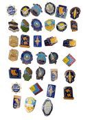 MID CENTURY CLACTON BUTLINS HOLIDAY CAMP ENAMEL BADGES