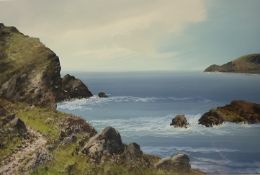 REGINALD DANIEL SHERRIN - WATERCOLOUR & GOUACHE SEASCAPE PAINTING