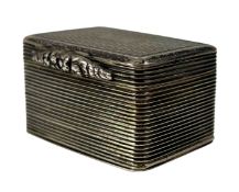 19TH CENTURY GEORGE III HALLMARKED SILVER NUTMEG GRATER