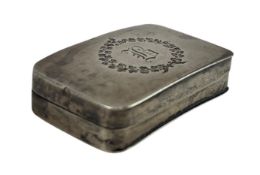 EARLY 19TH CENTURY GEORGE III HALLMARKED SILVER & GILT VINAIGRETTE