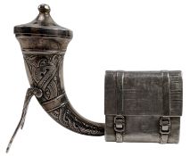 THEODOR OSLENS - A NORWEGIAN STERLING SILVER PEPPERETTE / SALT SHAKER