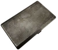 20TH CENTURY GEORGE VI HALLMARKED SILVER CIGARETTE CASE
