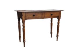 VICTORIAN 19TH CENTURY MAHOGANY WRITING TABLE DESK