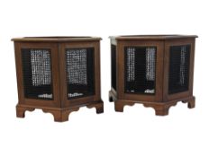 PAIR OF REGENCY REVIVAL PLANT STANDS
