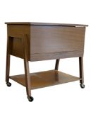 ARNOLD FURNITURE - MID CENTURY TEAK SEWING BOX