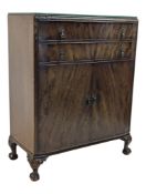 WARING & GILLOW - QUEEN ANNE REVIVAL WALNUT TALLBOY