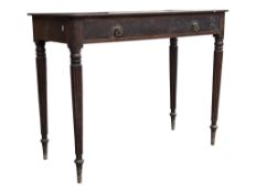 19TH CENTURY WILLIAM IV MAHOGANY WRITING TABLE - MANNER OF GILLOWS