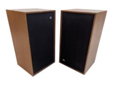 WHARFEDALE GLENDALE 3XP TEAK WOOD HI-FI SPEAKERS
