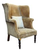 19TH CENTURY VICTORIAN WING BACK ARMCHAIR