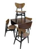 ERNEST GOMME FOR G-PLAN FURNITURE - BUTTERFLY TABLE & CHAIRS