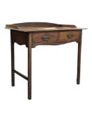 19TH CENTURY OAK ARTS & CRAFTS WRITING TABLE DESK