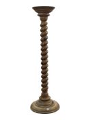 20TH CENTURY BARLEY TWIST JARDINERE TORCHERE PLANT STAND