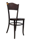 FISCHEL - 20TH CENTURY RETRO CHAIR WITH FAUX CROCODILE SKIN