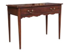 19TH CENTURY GEORGE III MAHOGANY WRITING TABLE DESK