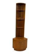 G-PLAN FURNITURE - TEAK FRESCO PATTERN CORNER CABINET