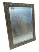 EARLY 20TH CENTURY GILT METAL EASEL MIRROR