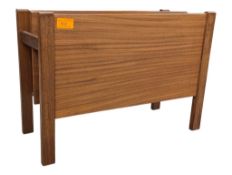 GUY RODGERS FURNITURE - VINTAGE 20TH CENTURY TEAK MAGAZINE RACK