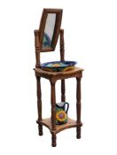 VINTAGE 20TH CENTURY MEXICAN PINE WASH STAND