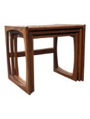 G PLAN FURNITURE - MID CENTURY RETRO TEAK NEST OF TABLES QUADRILLE RANGE
