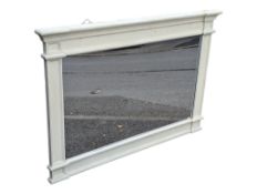 POMAX HOME COLLECTION - MODERN WHITE PAINTED WALL MIRROR