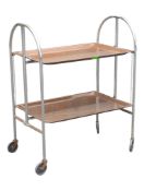 GERLINOL BRENSHEY DINETT - MID CENTURY FOLDING SERVING TROLLEY