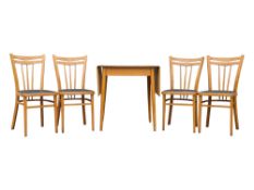 MID CENTURY FORMICA KITCHEN DINING TABLE & CHAIRS