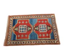 VINTAGE 20TH CENTURY PERSIAN ISLAMIC SHIRVN FLOOR RUG