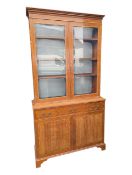 EDWARDIAN MAHOGANY LIBRARY BOOKCASE