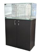 20TH CENTURY SHOP HABERDASHERY JEWELLERS DISPLAY CABINET