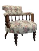 VICTORIAN 19TH CENTURY TUB ARMCHAIR