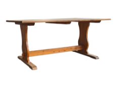 EARLY 20TH CENTURY COUNTRY PINE REFECTORY DINING TABLE