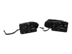 OLYMPUS - TWO VINTAGE LATE 20TH CENTURY XA RANGE CAMERAS