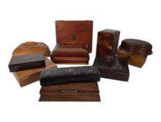 COLLECTION OF 20TH CENTURY VINTAGE WOODEN BOXES